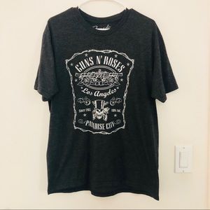 Guns ‘n’ Roses Band Graphic T-shirt Gray